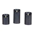LED-ljus - blå - set om 3
