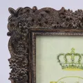 Fotram 10x15 cm - brun - konstharts - rektangulär