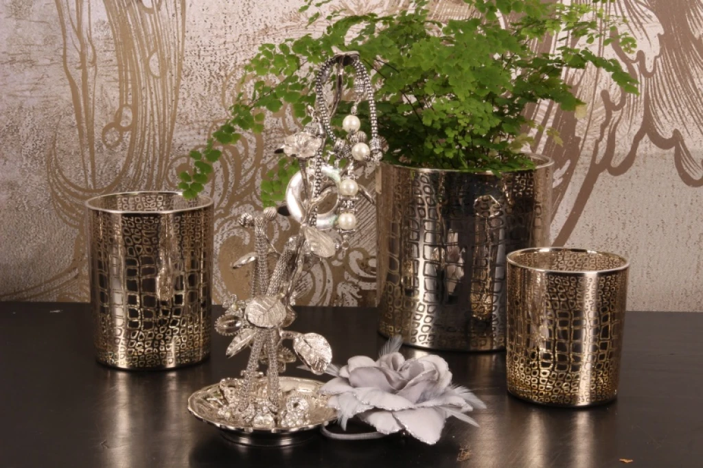 Smyckeshållare - silver - 25 cm
