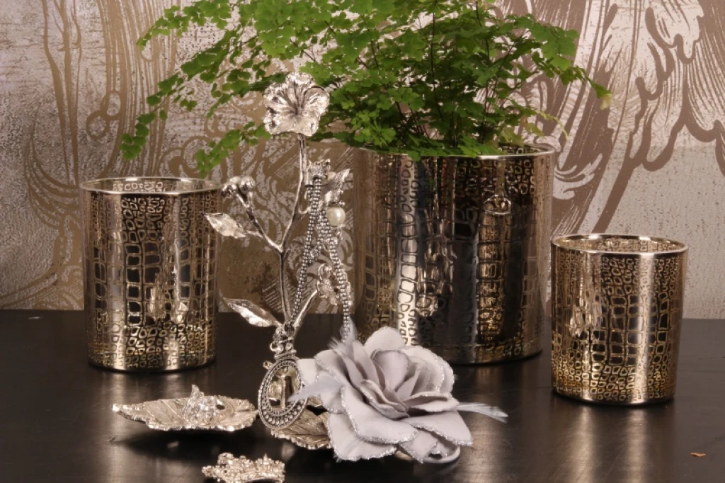 Smyckeshållare - silver - 20 cm