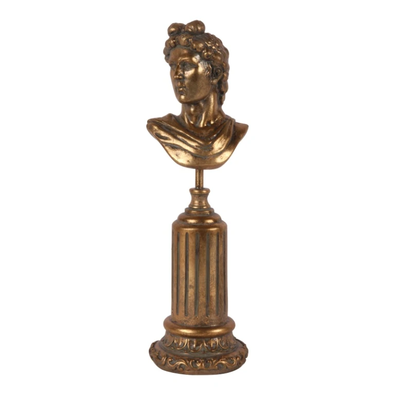 Byst - guld - 35 cm