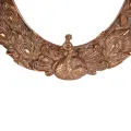 Fotram 13x18 cm - guld - konstharts - oval - stående