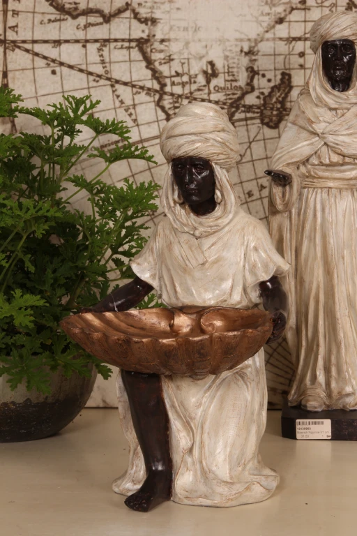 Moorisk figur - elfenben - 36,5 cm - konstharts