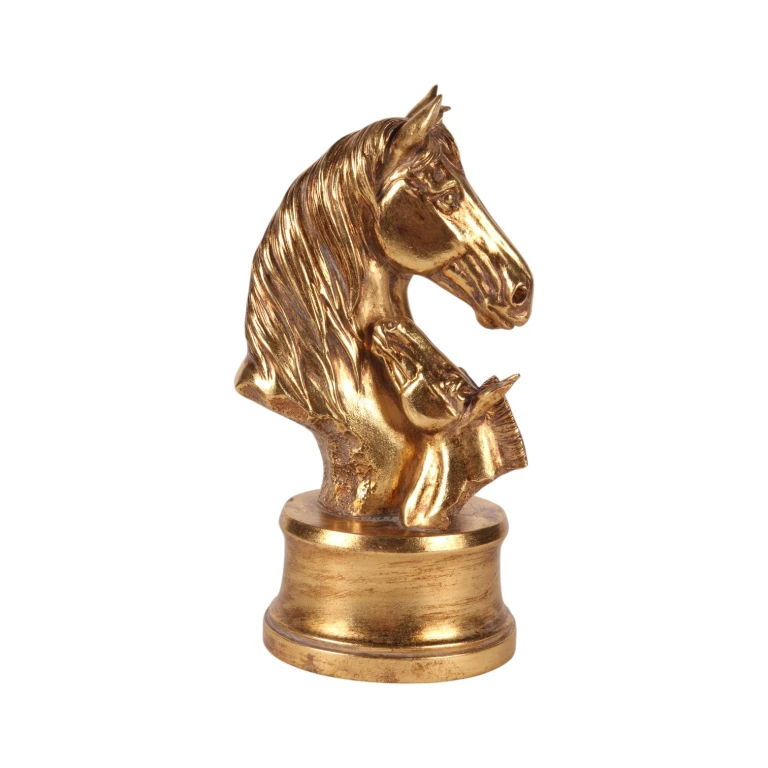 Hästhuvuden i guld - 26,5 cm - 1 styck