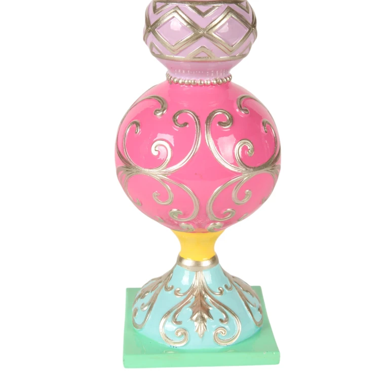 Miniatyrjulgran - rosa - 38,5 cm - konstharts