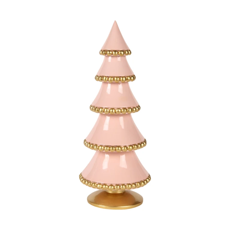 Miniatyrjulgran - rosa - 32 cm - konstharts