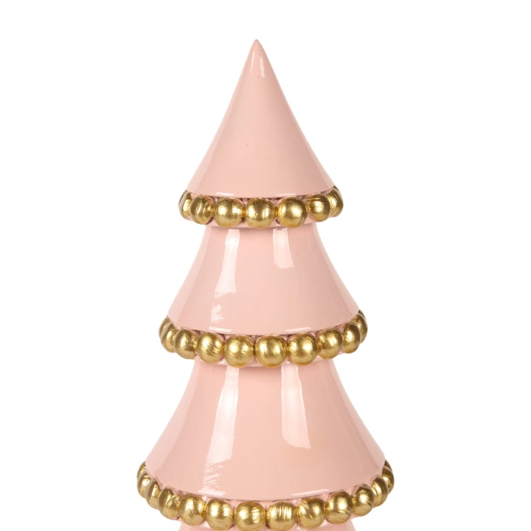 Miniatyrjulgran - rosa - 32 cm - konstharts