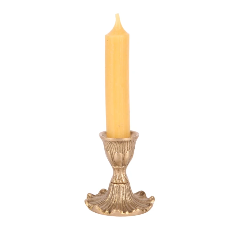 Kandelaber - guld - 7 cm - mässing