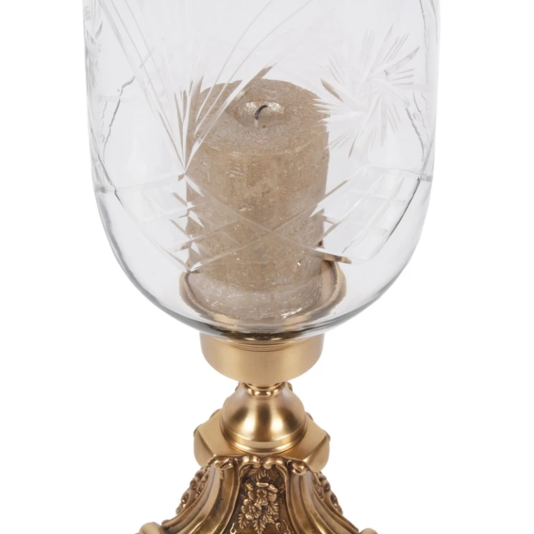 Vindsken Vanna - 57 cm - guld - mässing och glas