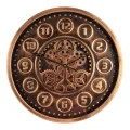 Wandklok Elmont 46 cm - Goud - Rond - Metaal