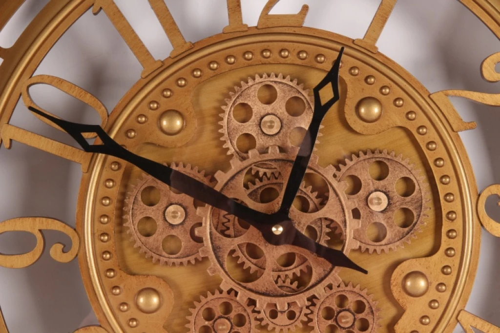 Wall Clock Key West - Gold - 46 cm