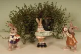 Konijn resin 14 cm