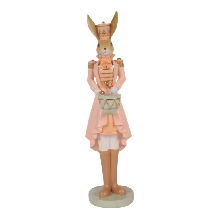 Kaninfigur - rosa - 31 cm