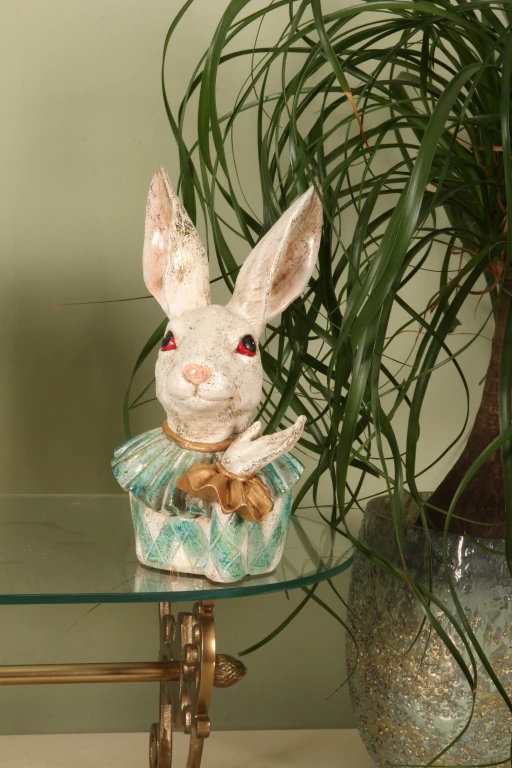 Rabbit Bust - Mixed Colors - 24 cm