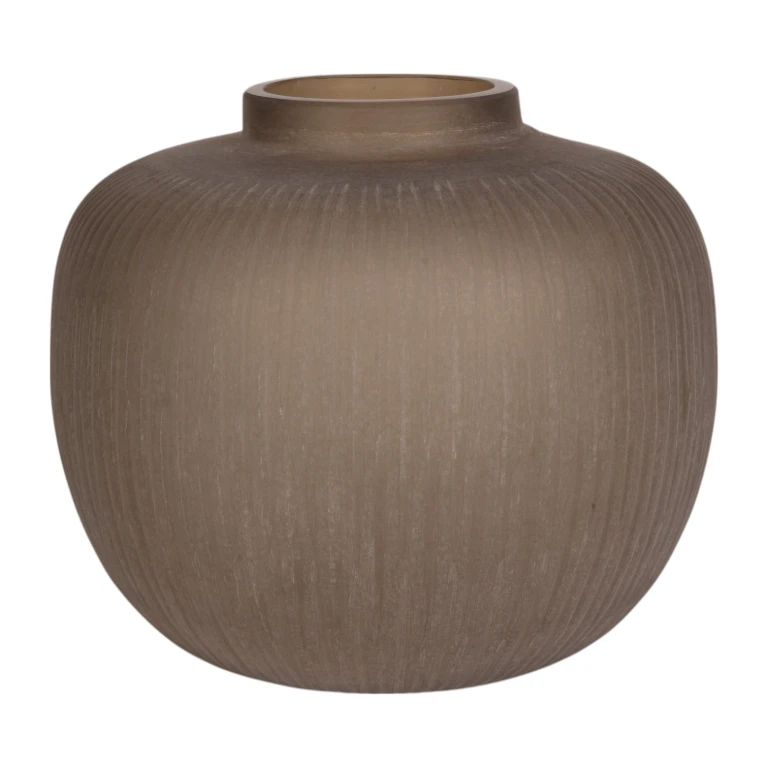 Vas Evelyn - 30 cm - brun - glas