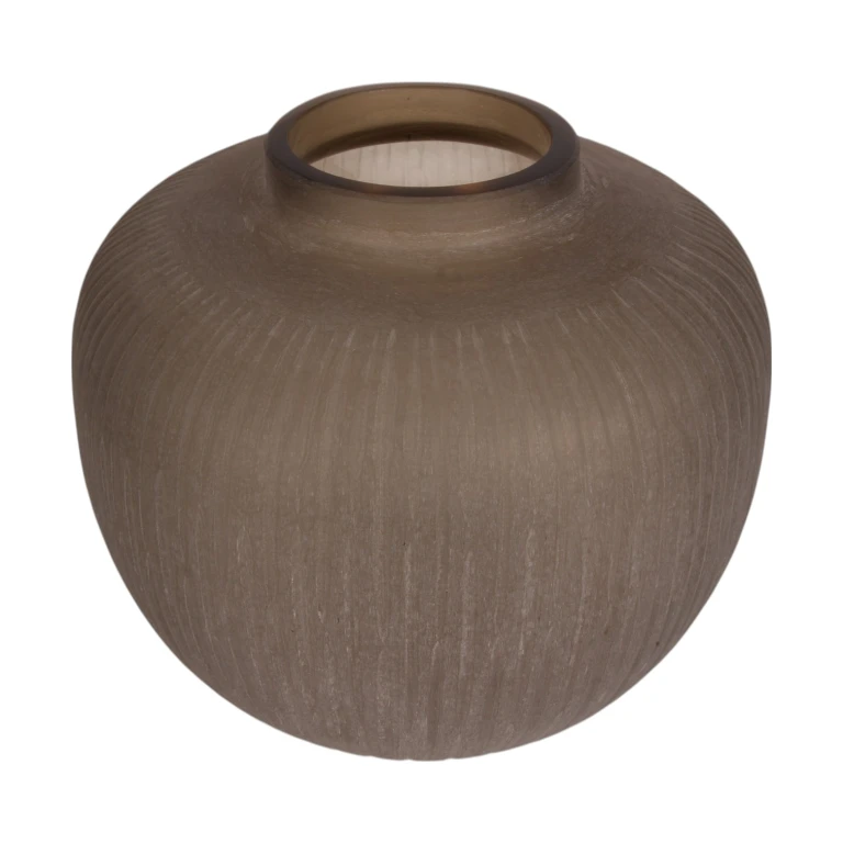 Vas Evelyn - 30 cm - brun - glas