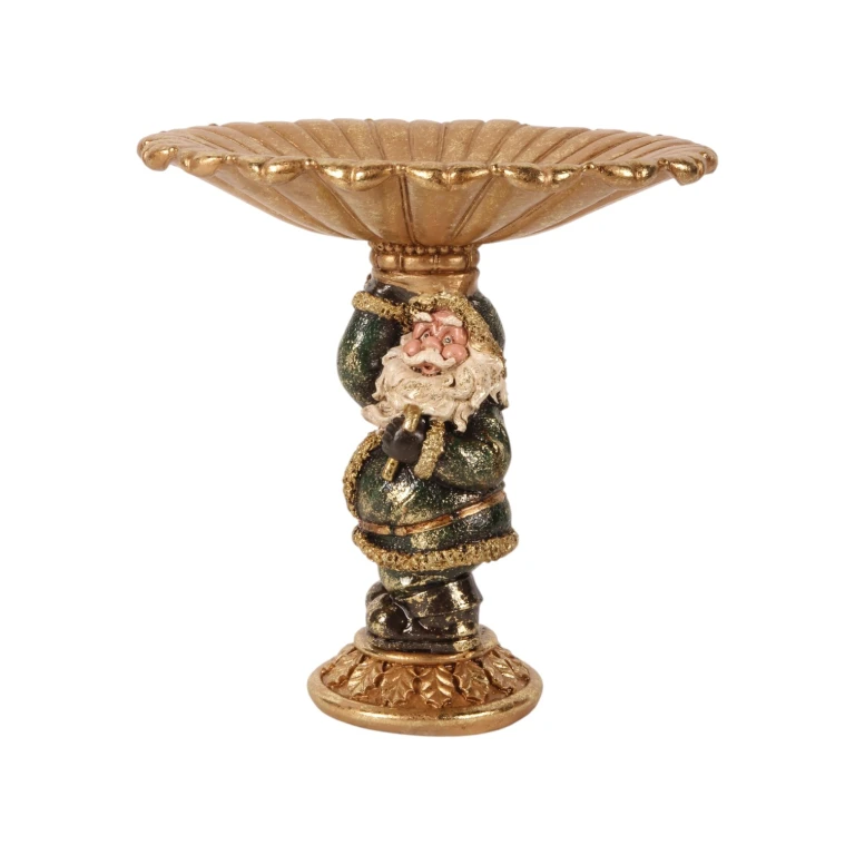Dekorativ skål tomte - röd - 24 cm - 1 styck