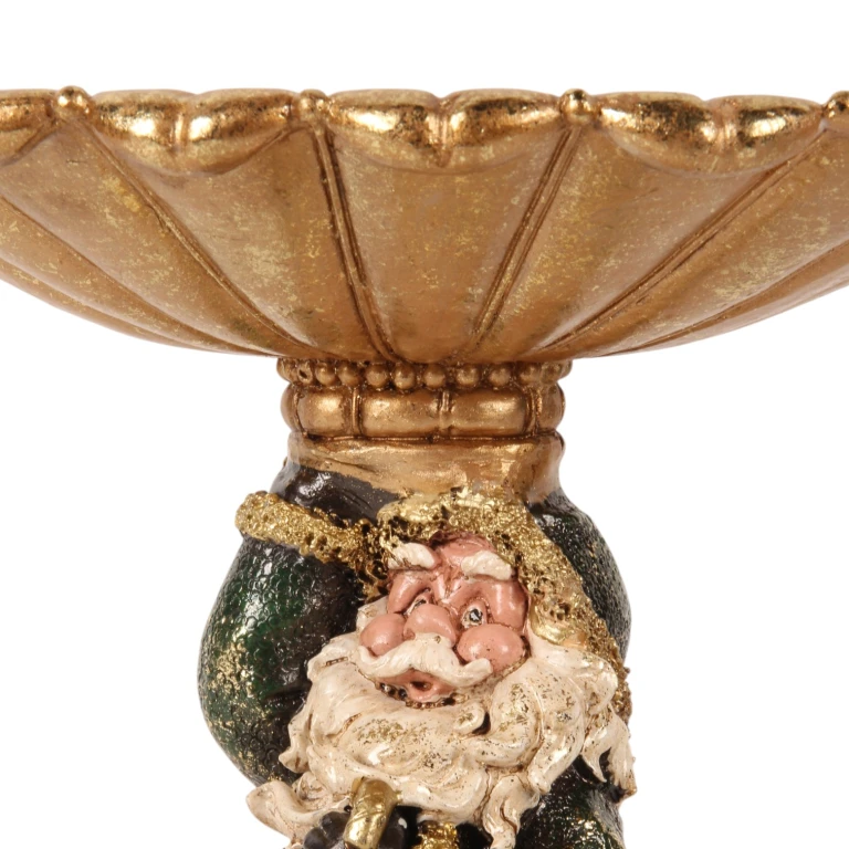 Dekorativ skål tomte - röd - 24 cm - 1 styck