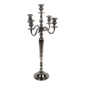 Kandelaar - 5 armen - 104 cm - zilver - aluminium
