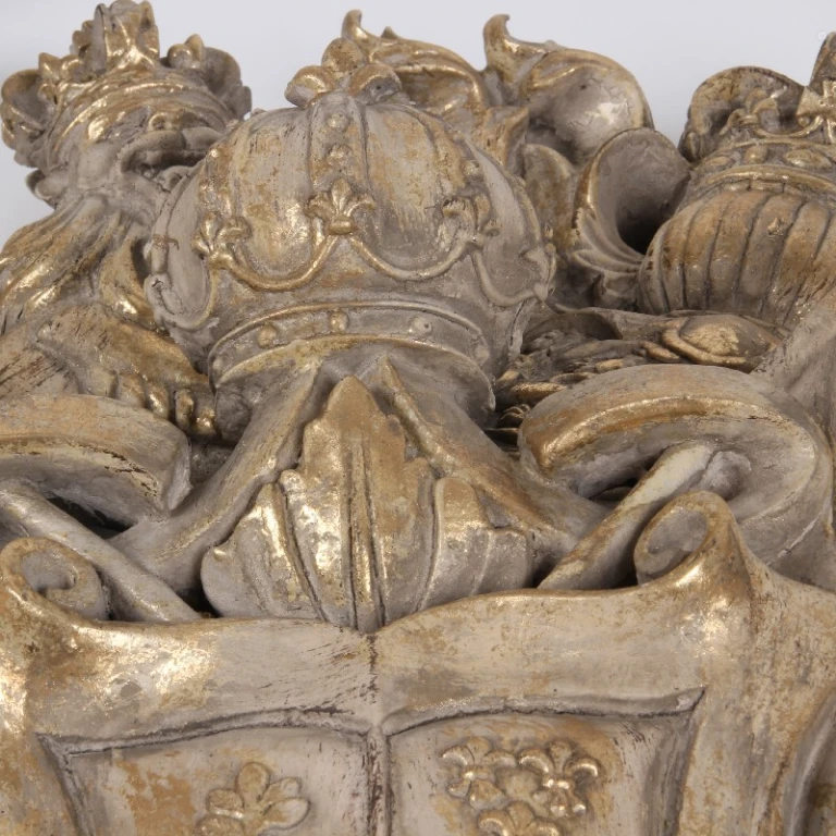 Väggplatta - beige/brun - 38 cm - konstharts