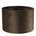 Lampenkap Cilinder - 20 cm - groen - stof