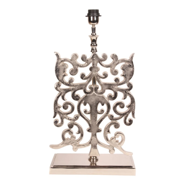 Bordslampa - silver - aluminium - 83 cm - 1 st