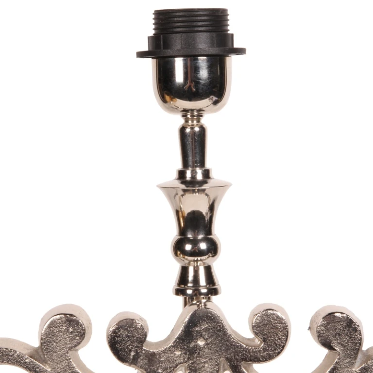 Bordslampa - silver - aluminium - 83 cm - 1 st