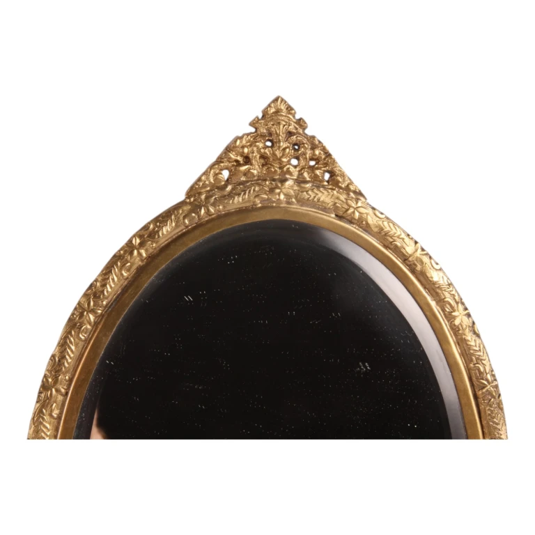 Spegel - mässing - guld - 22 cm - 1 styck