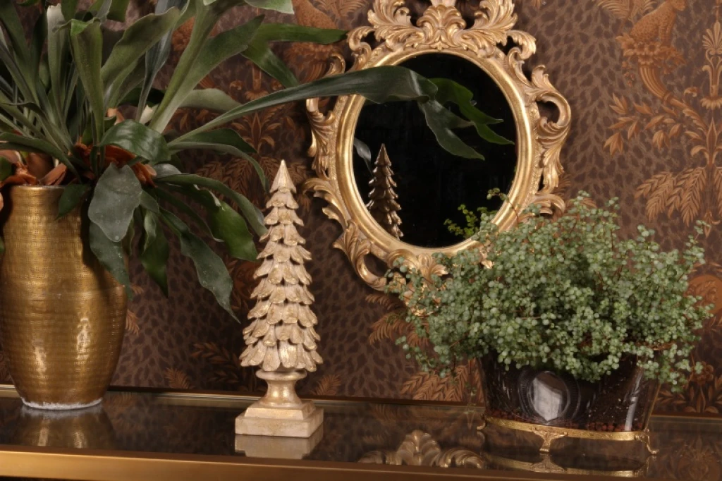 Wall Mirror - Gold - Resin - 56 cm - 1 Piece
