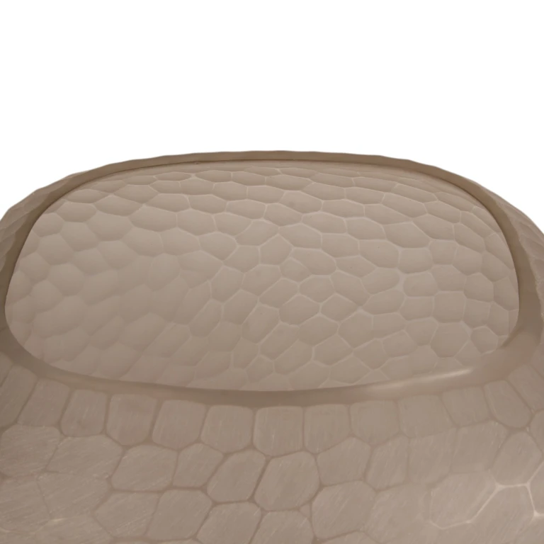 Vas Pebble - 26 cm - brun - glas