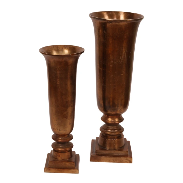 Vas - 49 cm - antik brons - aluminium