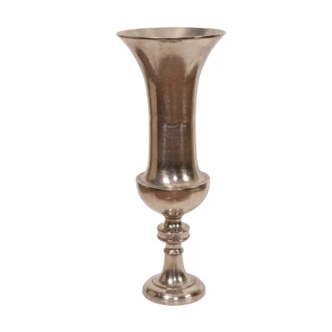 Vaas - 73 cm - zilver - aluminium