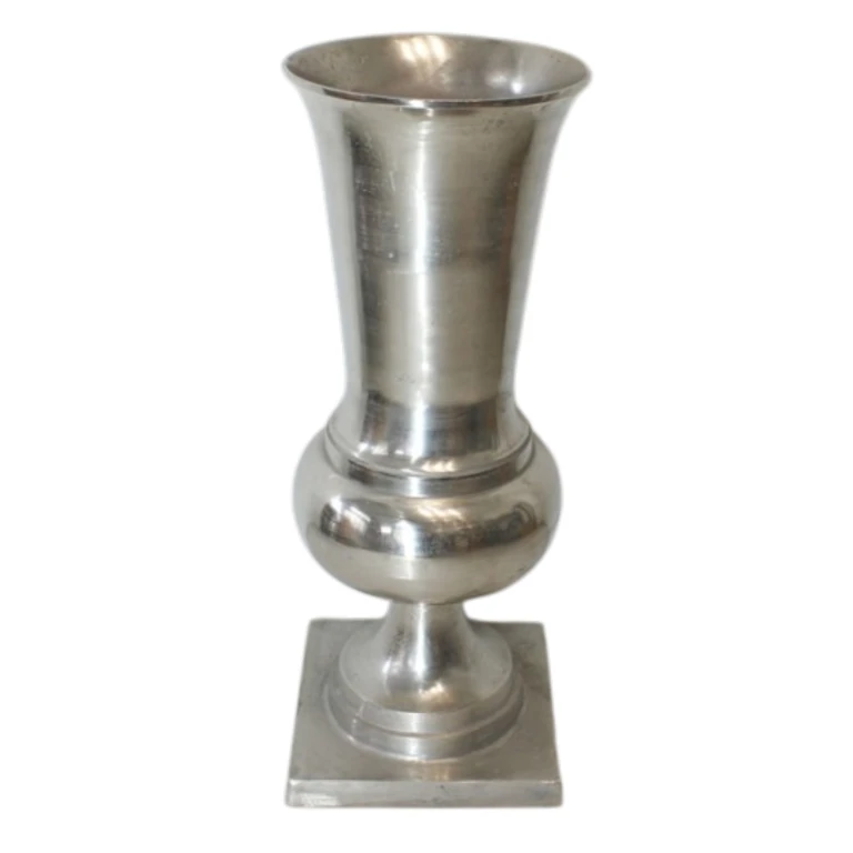 Vas - 86 cm - silver - aluminium