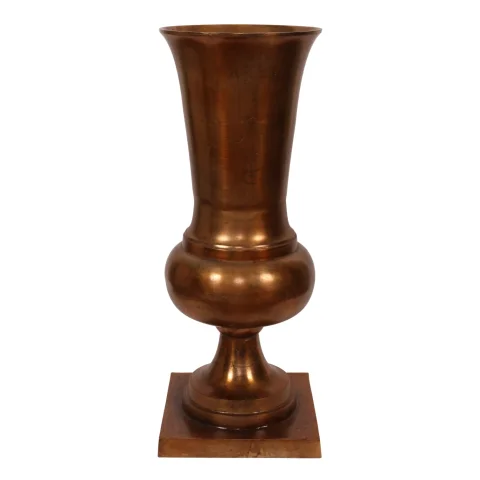 Vaas - 86 cm - antiek brons - aluminium