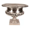 Dutch Style Bloempot Urn 57 cm - zilver - aluminium
