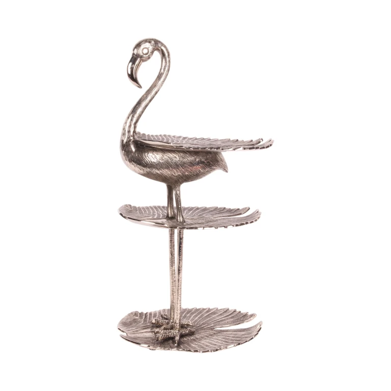 Etagebord Flamingo - 65 cm - silver - aluminium