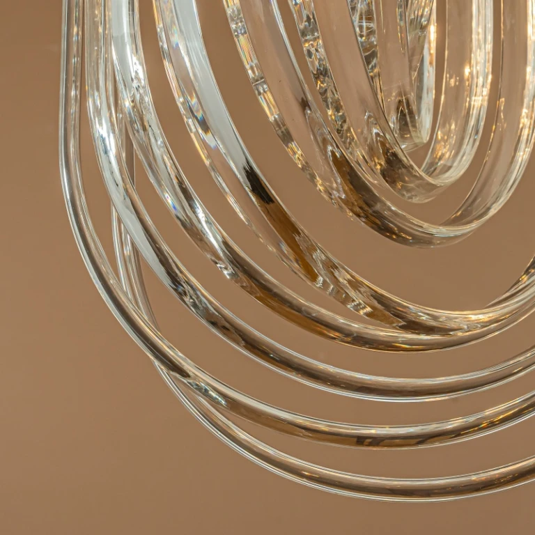 Dutch Style Kroonlampa Chelsea - 61 cm - guld - järn och glas