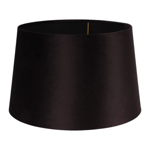 Lampenkap Rond - 30 cm - Zwart - Stof