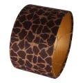 Lampenkap - Girafprint - 25 cm - Bruin - Stof