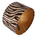 Lampenkap - Zebraprint - 25 cm - Bruin - Stof