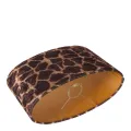 Lampenkap - Girafprint - 35 cm - Bruin - Stof