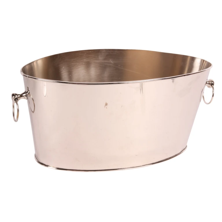 Champagnekylare - silver - mässing - 21 cm