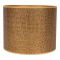 Lampenkap - Krokodillenprint - 30 cm - Goud - Stof