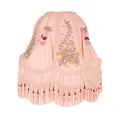 Lampenkap Victorian Dome - 26 cm - roze - stof