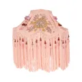 Lampenkap Victorian Dome - 18 cm - roze - stof