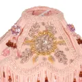 Lampenkap Victorian Dome - 18 cm - roze - stof