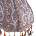Lampenkap Victorian - 20 cm - grijs - stof
